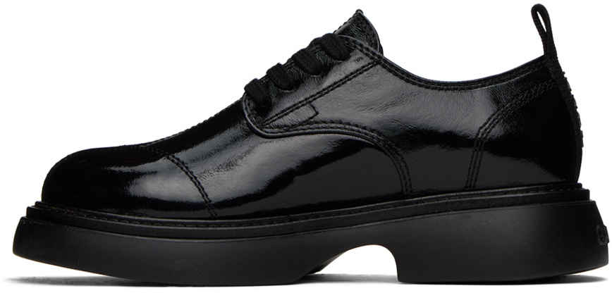 GANNI Black Everyday Lace-Up Derbys