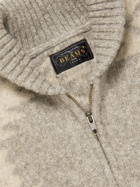 Beams Plus - Jacquard-Knit Zip-Up Cardigan - Unknown