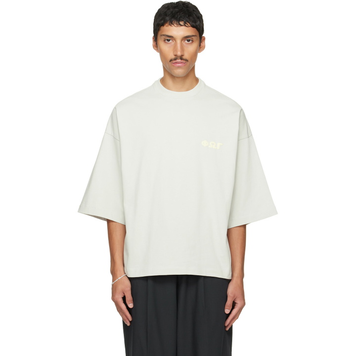 Photo: Fear of God ESSENTIALS Gray Merch T-shirt