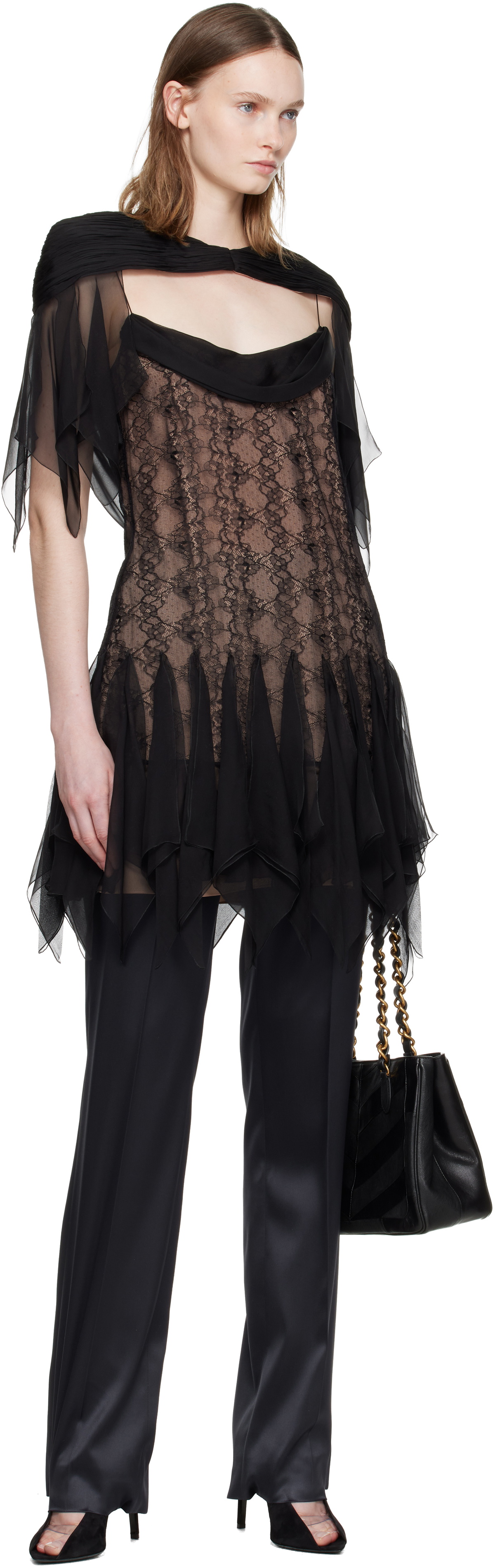 Valentino Black Lace Minidress