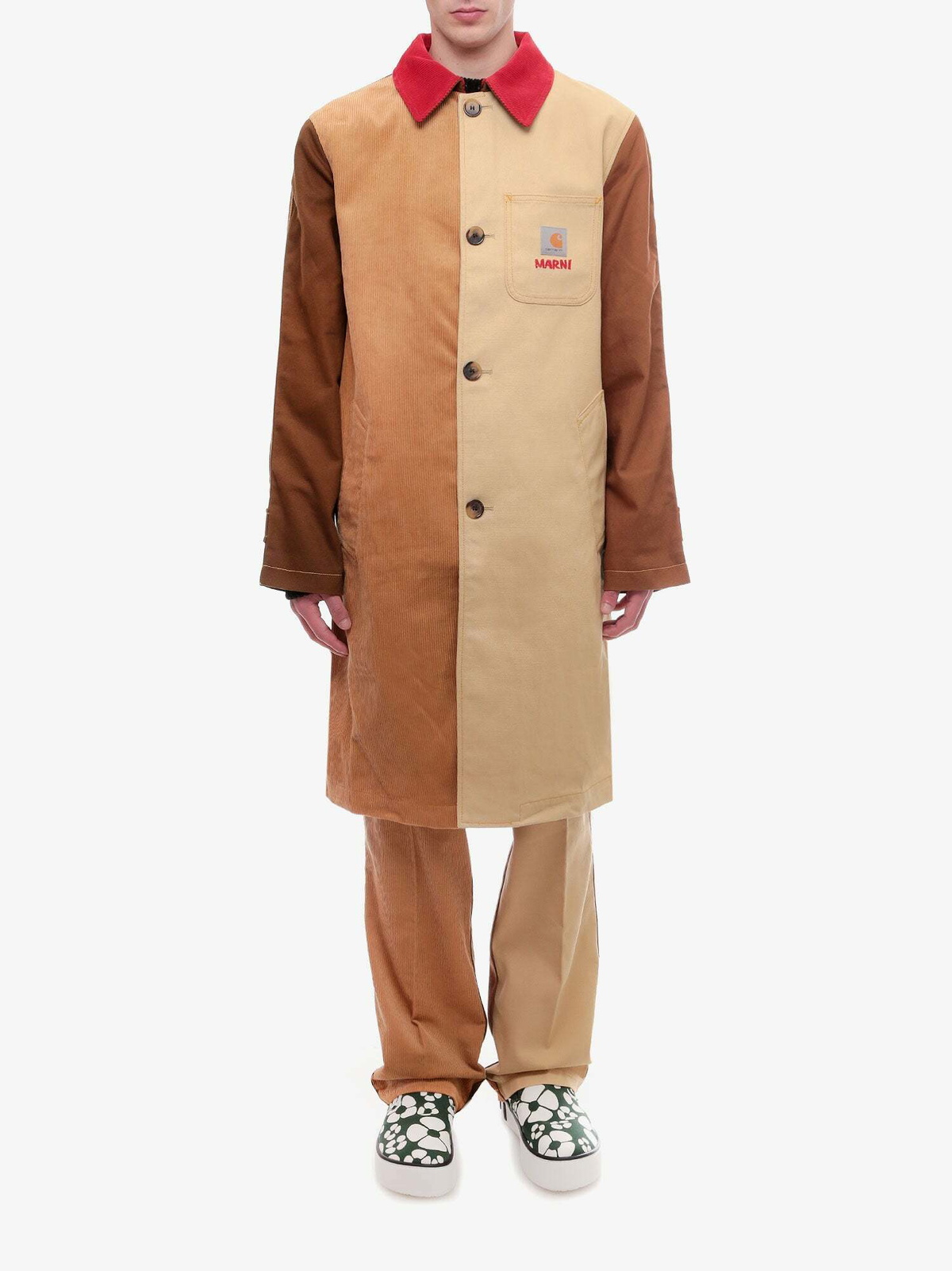 Marni X Carhartt Wip Coat Brown Mens Carhartt WIP