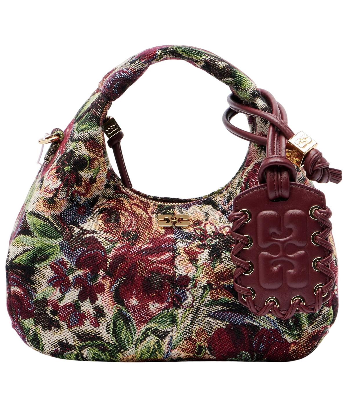 Ganni Tapestry Mini jacquard tote bag GANNI