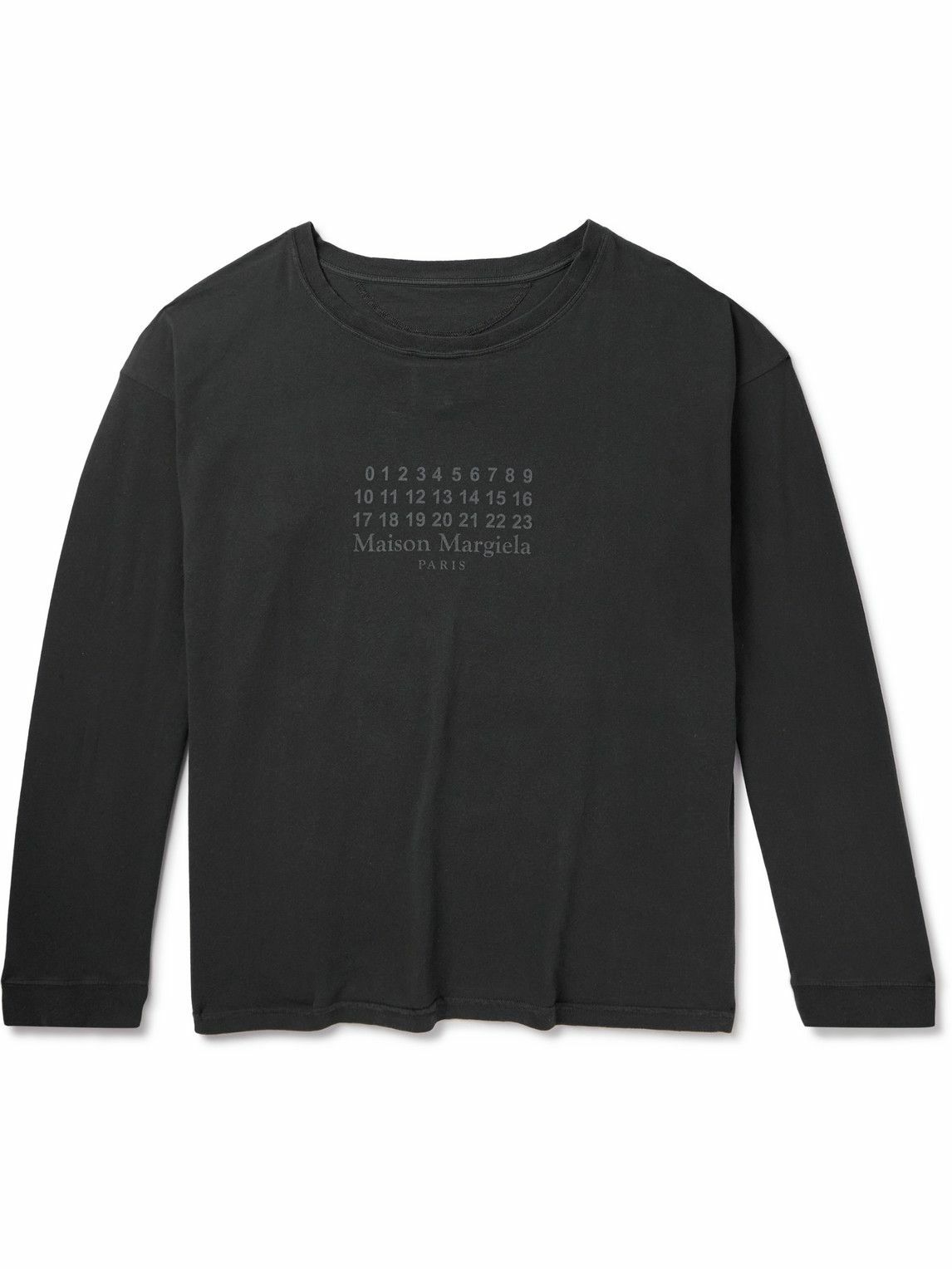Maison Margiela 10 Long Sleeve College Patchwork Tee Maison Maison Margiela 10 Long Sleeve College Patchwork Tee Maison
