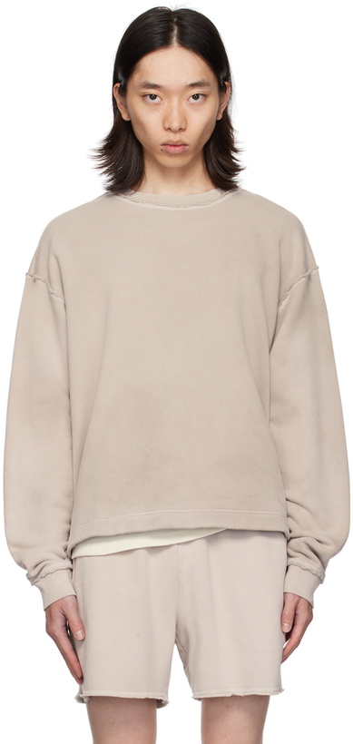 Photo: John Elliott Taupe Skeptic Sweatshirt