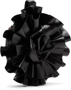 VAQUERA Black Corsage Clutch