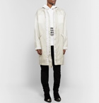 Helmut Lang - Printed Loopback Cotton-Jersey Hoodie - Men - White