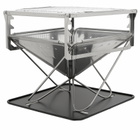 Snow Peak Men's Takibi Fire & Grill Set in Silver 