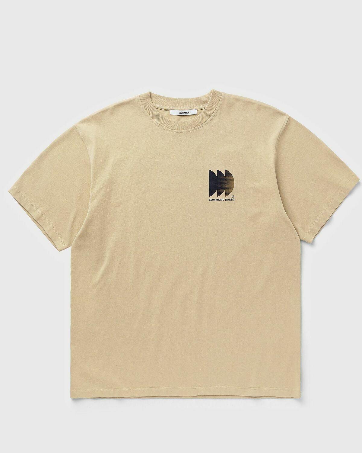 Edmmond Studios EDMMOND RADIO Beige Mens Shortsleefe