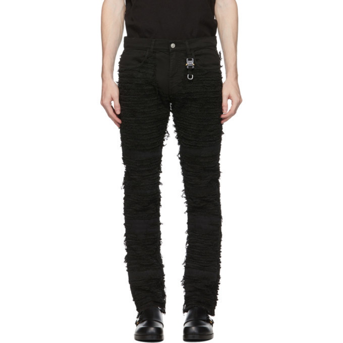 Photo: 1017 ALYX 9SM Black Blackmeans Edition Six-Pocket Jeans