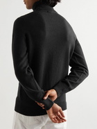 John Smedley - Kolton Recycled Cashmere and Merino Wool-Blend Rollneck Sweater - Black