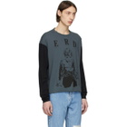 Enfants Riches Deprimes Grey and Black Printed Long Sleeve T-Shirt