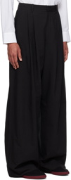 The Row Black Berto Trousers