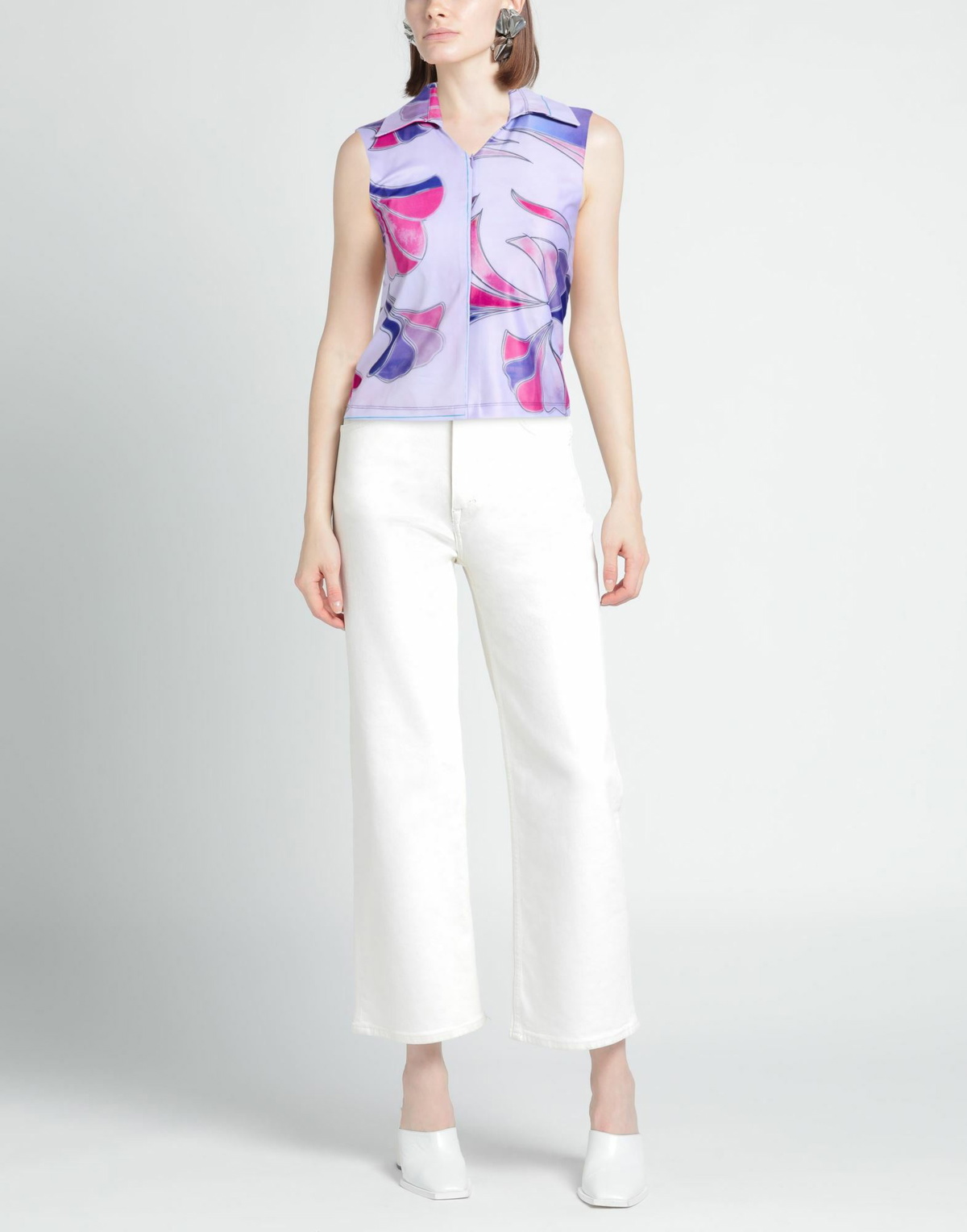Conner Ives Womens Top Lilac