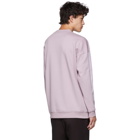 adidas Originals Purple Lock Up Crew Sweatshirt