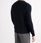 Thom Sweeney - Ribbed Merino Wool Sweater - Blue