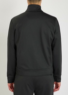 Moncler Logo-appliquéd Jersey Jacket Dark Blue