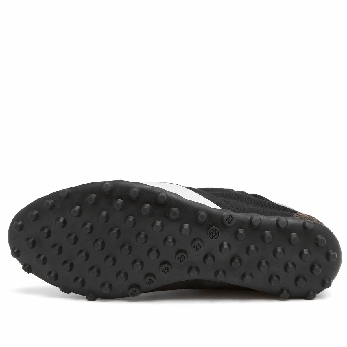 Maison Margiela Women's Sprinter Low Top Sneaker in Black/White/Anthracite