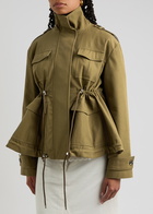 Loewe Womens 100% Cotton Green Jacket UK8/S Green Dark