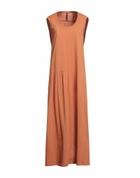 Manila Grace Womens Maxi dress Tan