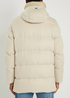 Herno Padded Silk and Cashmere-blend Parka Coat Stone