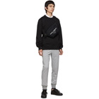 Dolce and Gabbana Grey Melange Plain Sweatpants