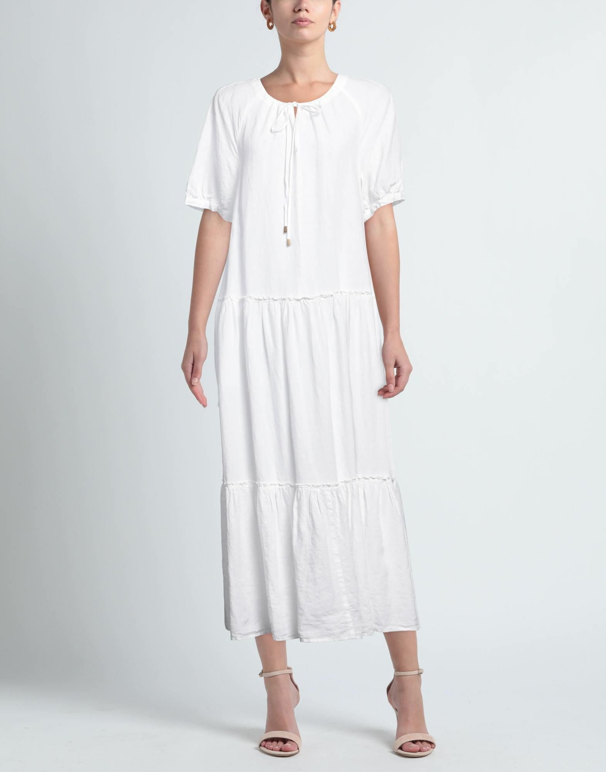 Peserico Womens Maxi dress in White