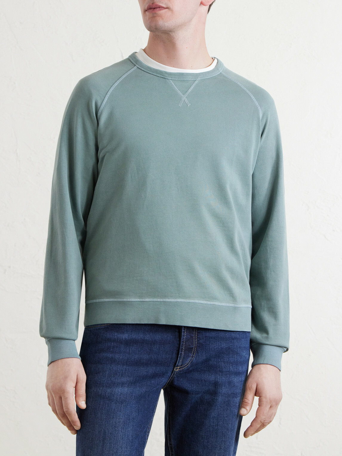 Hartford - Cotton-Jersey Sweatshirt - Green