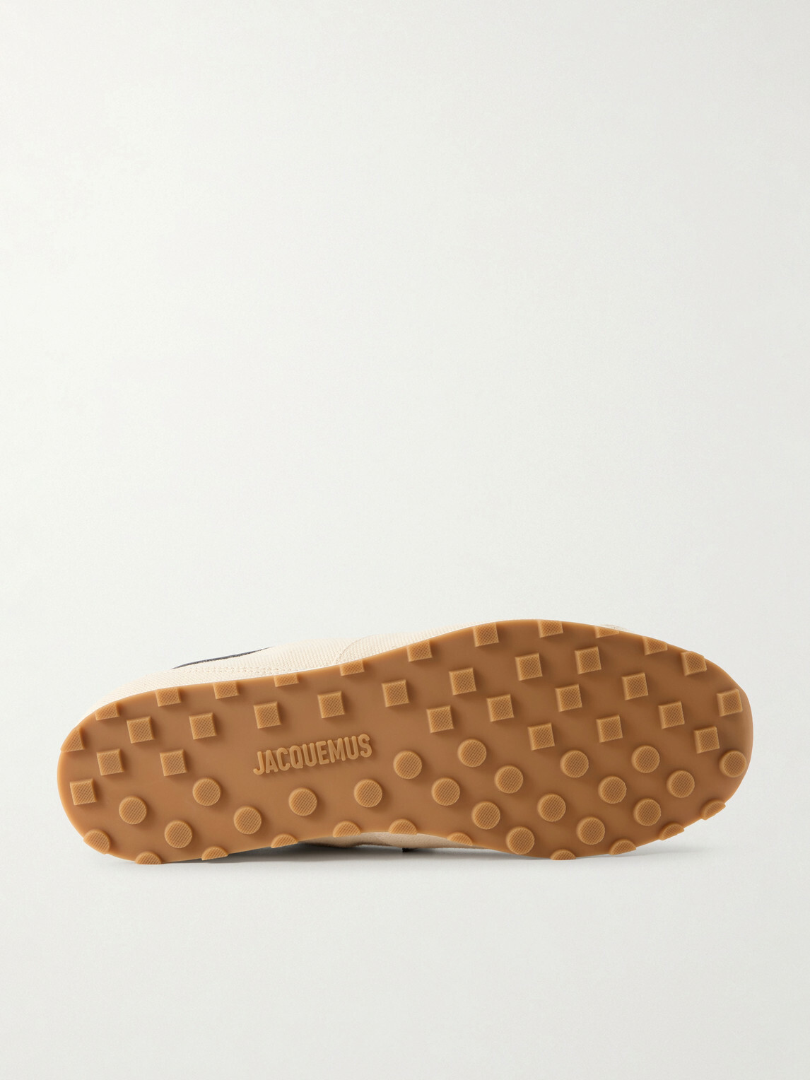Jacquemus - Les Tennis Leather-Trimmed Canvas Sneakers - Neutrals