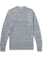 Inis Meáin - Donegal Linen Sweater - Blue