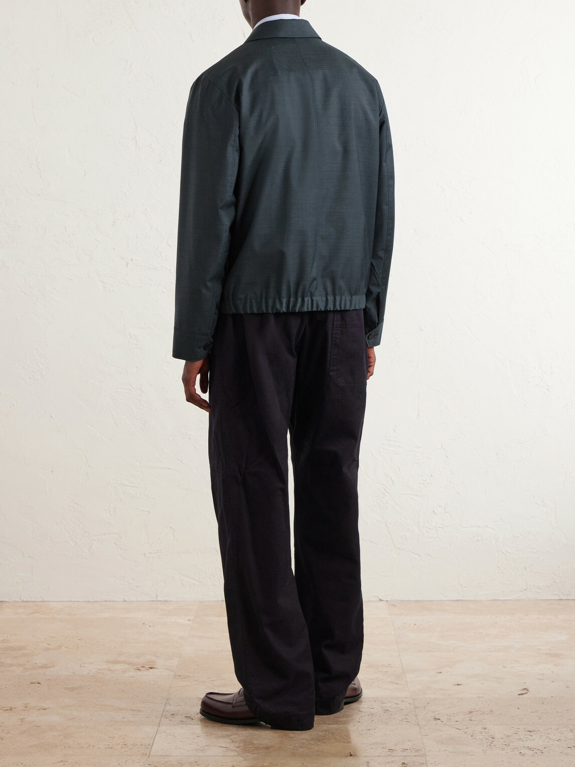 Paul Smith - Wool Bomber Jacket - Gray