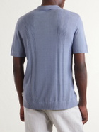 Onia - Knitted Polo Shirt - Blue