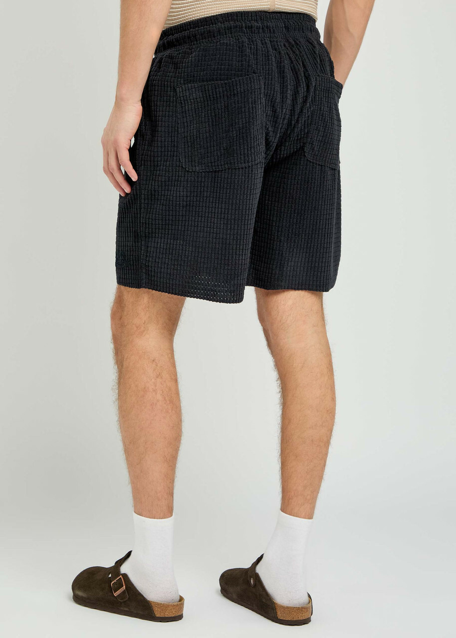 Honor The Gift Textured Knitted Shorts Black