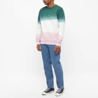 A.P.C. Men's Chris Dip Dye Crew Sweat in Pink