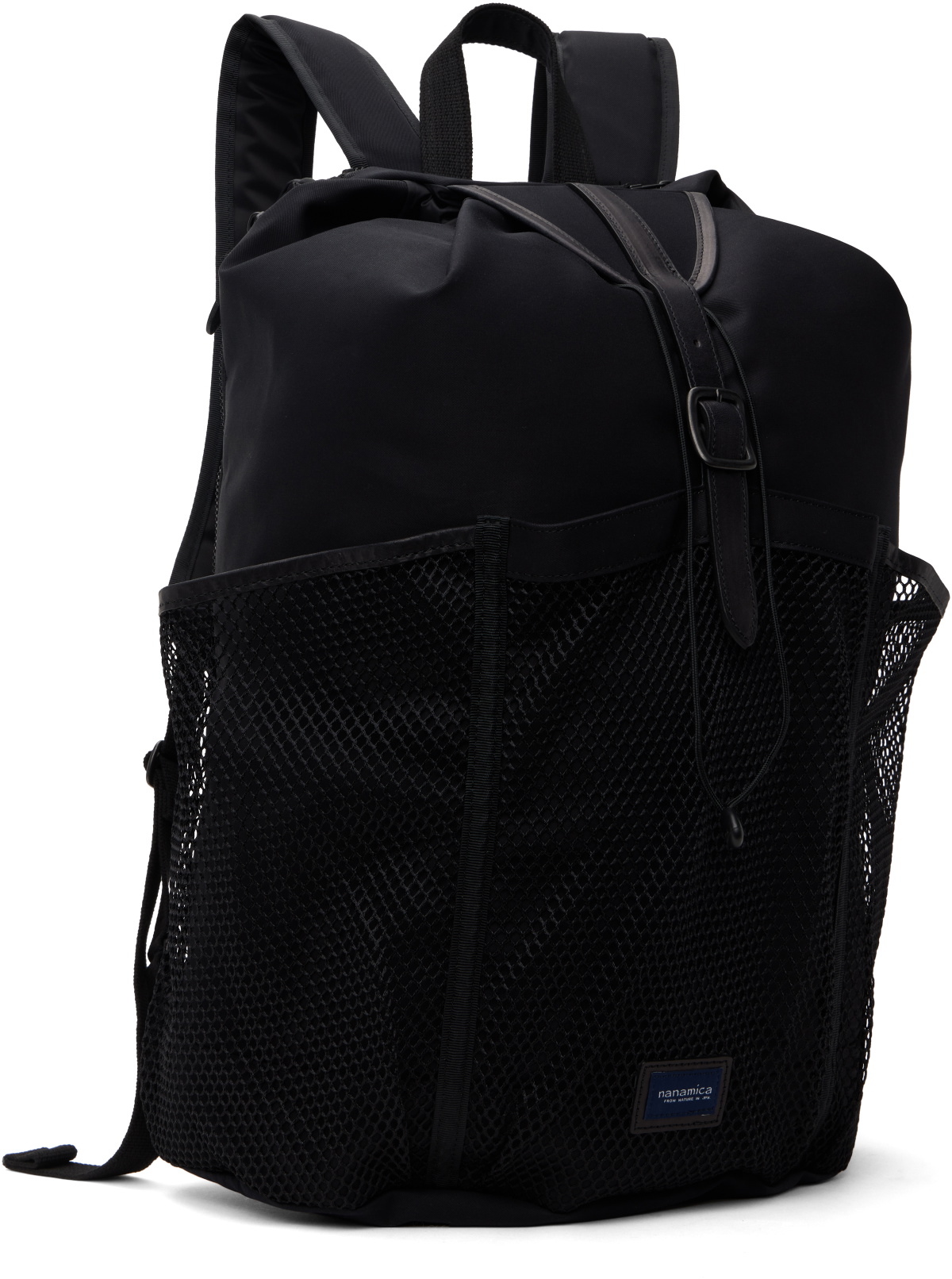 nanamica Black Water-Repellent Backpack
