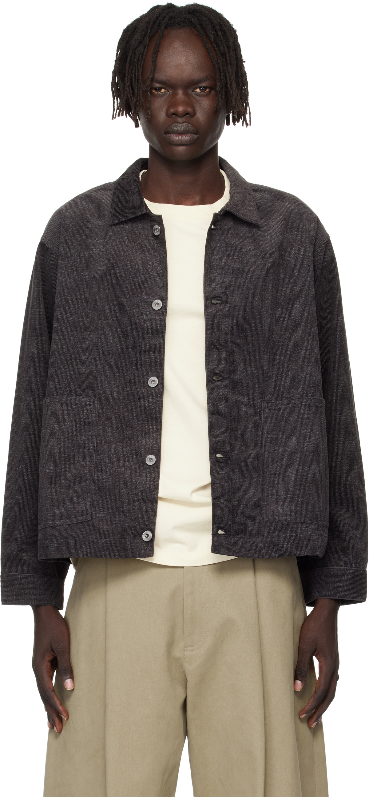 Taiga Takahashi Gray Lot. 303 Coverall Jacket