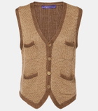 Ralph Lauren Collection Knitted linen and silk vest