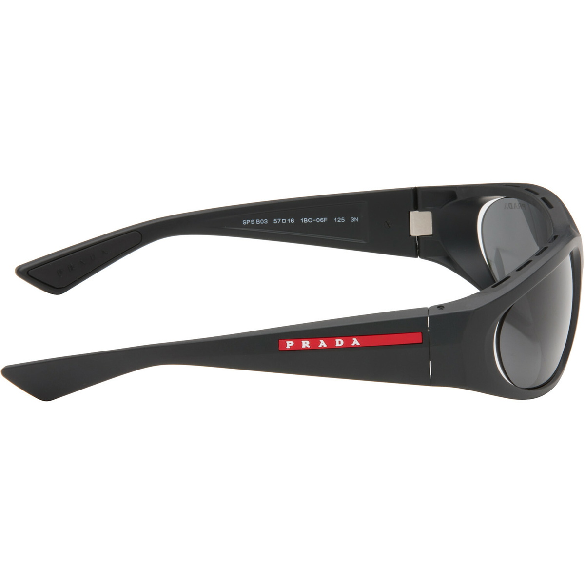 Prada Eyewear Black PS B03S Sunglasses