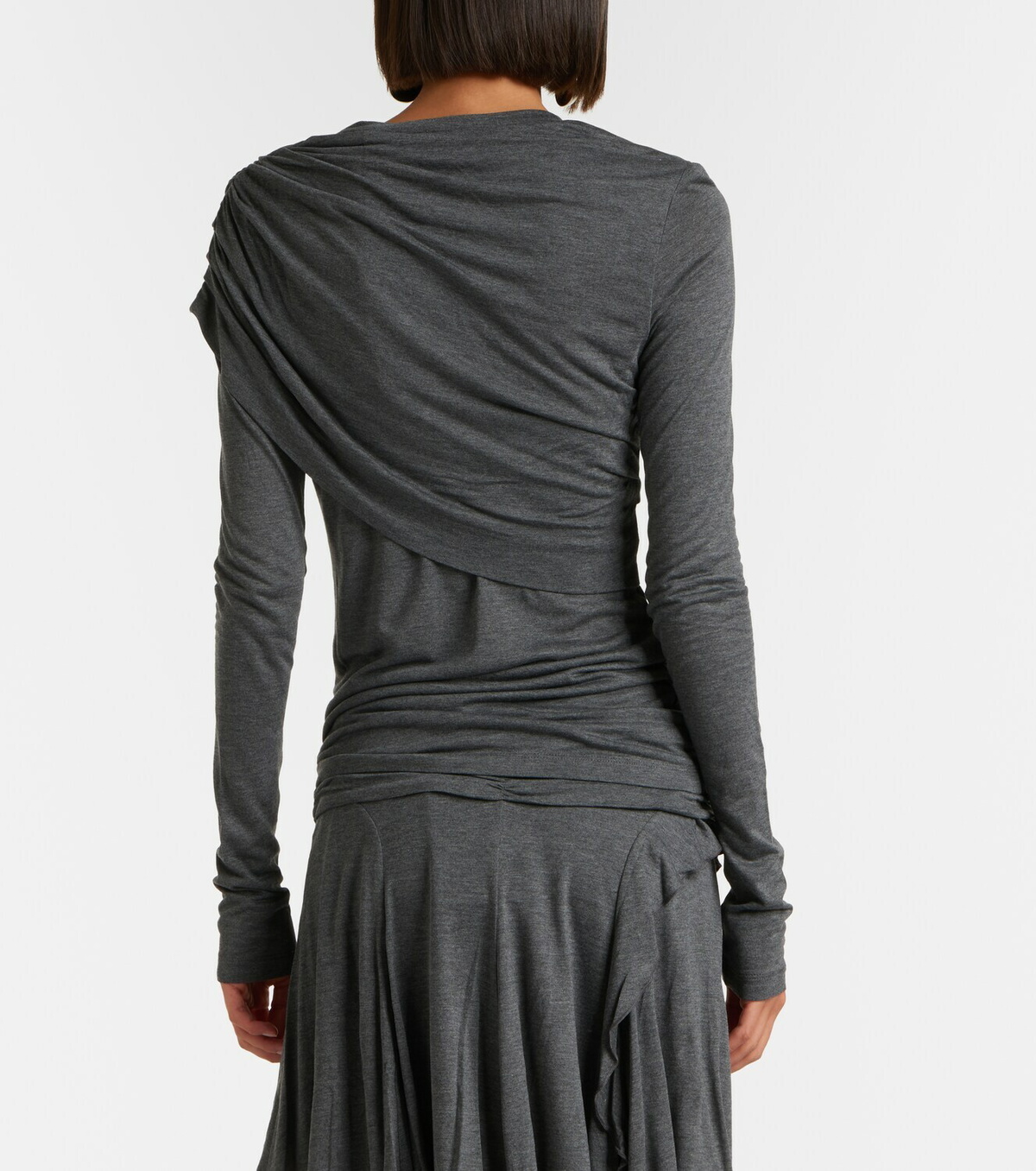 Marant Etoile Dressi draped jersey top
