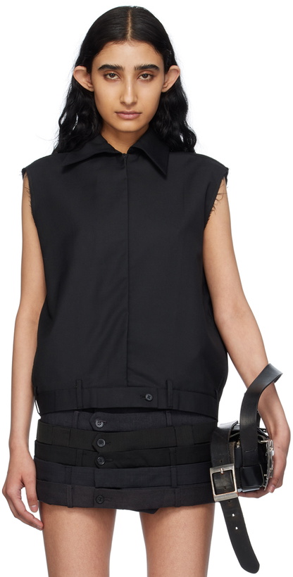 Photo: HODAKOVA Black Upside Down Trouser Vest