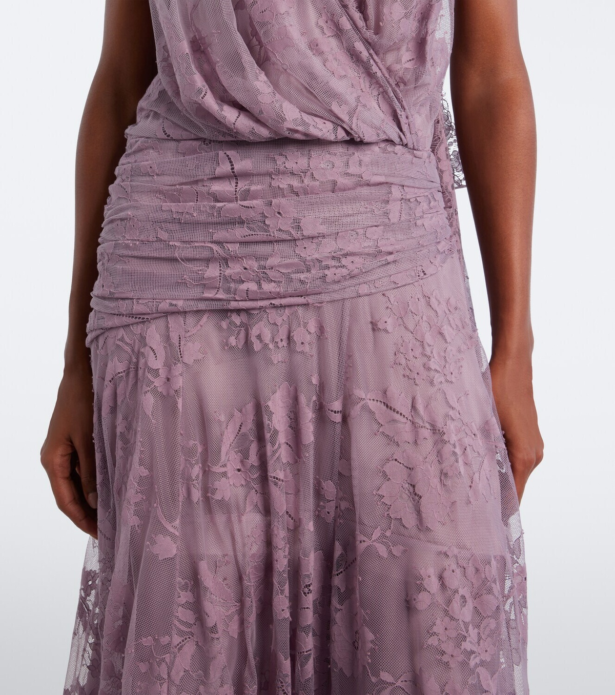 Zimmermann Clash draped lace gown