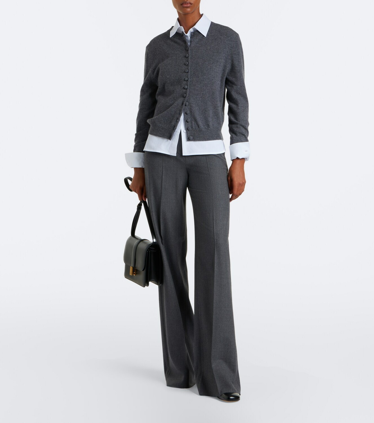 Max Mara Wool-blend wide-leg pants
