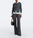 Max Mara Wool-blend wide-leg pants