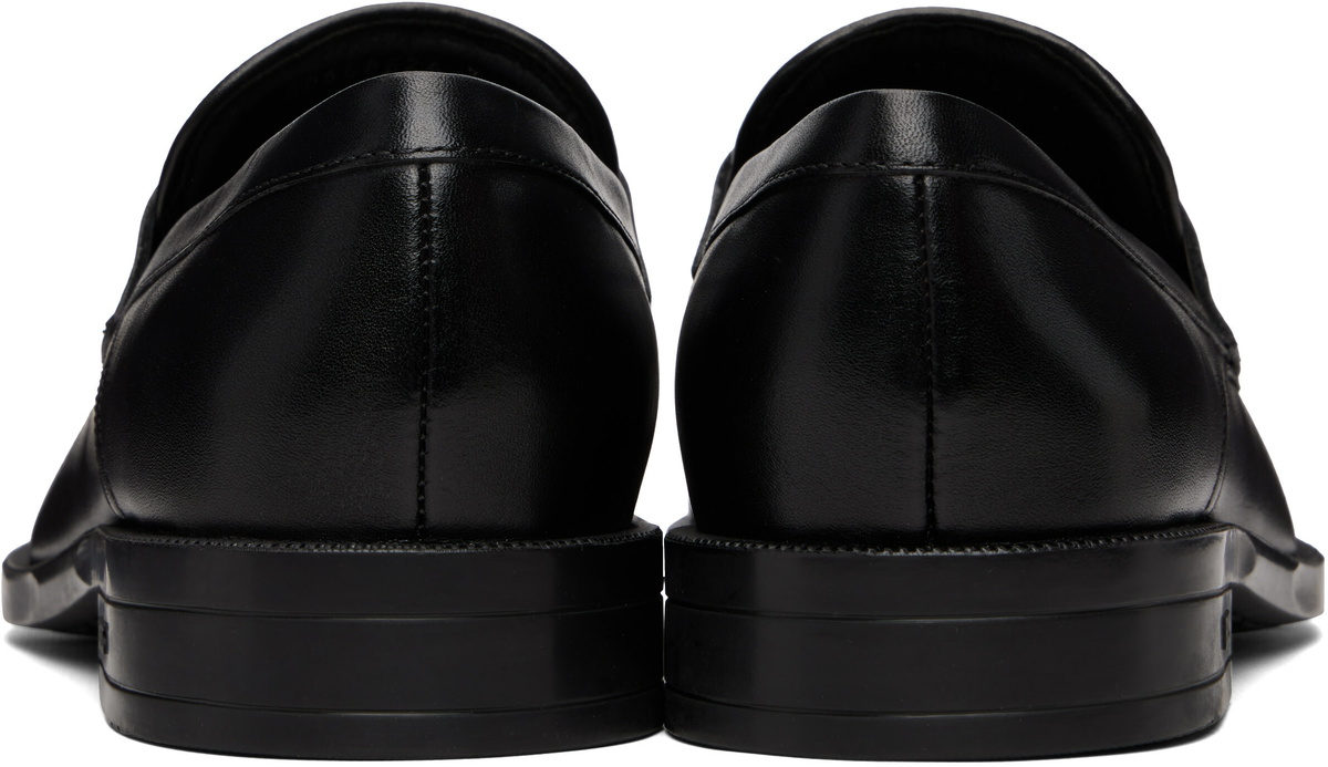BOSS Black Leather Loafers