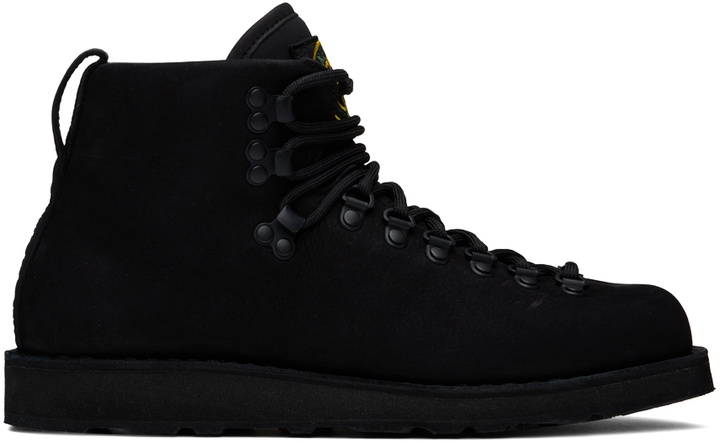 Photo: Stone Island Black S0204 Nabuk Leather Boots