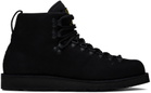 Stone Island Black S0204 Nabuk Leather Boots