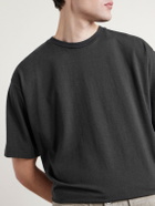 A.PRESSE - Cotton and Cashmere-Blend T-Shirt - Gray