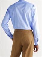 BEAMS F - Cutaway-Collar Cotton Oxford Shirt - Blue