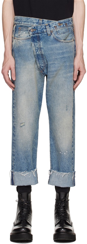 Photo: R13 Blue Crossover Jeans