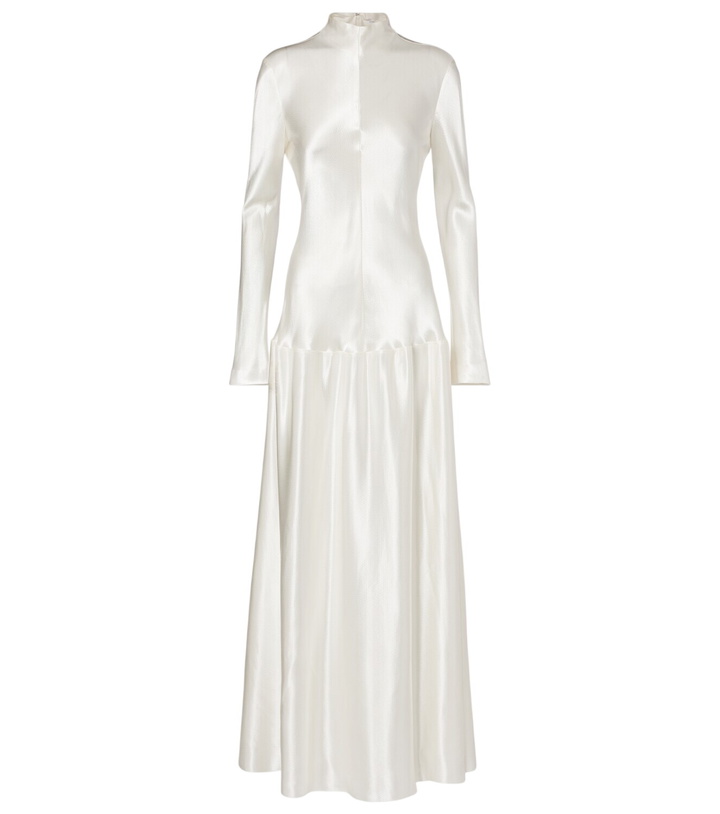 Photo: Fforme Mila satin maxi dress