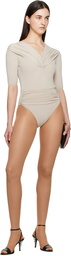 Nicklas Skovgaard Beige Merete Bodysuit